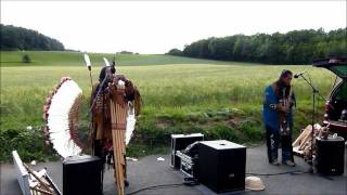 IMAGENES  Indians live in Geiselwind 2011  Indianermusik Teil 1 [upl. by Eive]