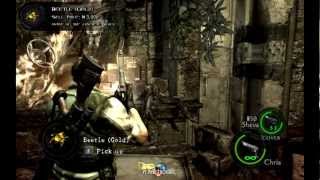 Chapter 42 Worship Area BSAA Emblems Treasures amp Weapons Resident Evil 5 [upl. by Jacobsohn]