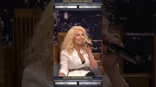 ChristinaAguilera channels Cher while singing the “Folgers Coffee” jingle JimmyFallon [upl. by Ibson]