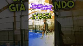 MINI TUTORIAL PADEL USCITA DI PARETE padel padeltraining [upl. by Arrim]