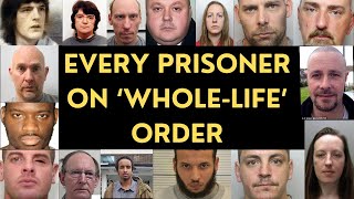 Every UK PRISONER serving a WHOLE LIFE ORDER crime [upl. by Eanil135]