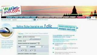 Trouver les horaires SNCF dun trajet [upl. by Eniamerej]