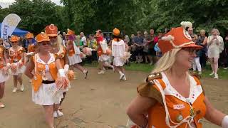 The Billerettes full display at Buxton Carnival 2023 [upl. by Damalis]