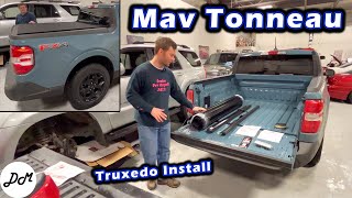 2022 Ford Maverick – Tonneau Cover Install  Truxedo Sentry CT Review [upl. by Ellennad700]