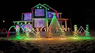 Trista Lights 2016 Christmas Light Show  Featured on ABCs The Great Christmas Light Fight [upl. by Rod]