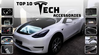 The 10 Best Tesla Model 3 and Y Tech Mods Upgrades and Accessories to Enhance Your Electric Ride [upl. by Nedle800]