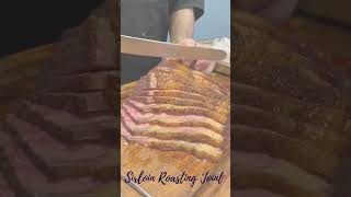 Slicing Sirloin Roasting Joint [upl. by Olsewski]