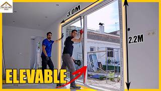 🔶Instalación VENTANA pvc CORREDERA ELEVABLE🔶 Tamaños Terminaciones e Instalacion [upl. by Leirda]