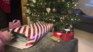 ASMR Christmas gift wrapping no talking Part 3 [upl. by Ressan]