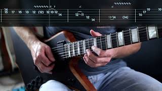 Metallica  Welcome Home Sanitarium Intro Lead  Guitar Tab Lesson  Playthrough [upl. by Edrick]