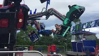 Dean Stirling orbiter off ride Newcastle party in the park 2017 [upl. by Clellan679]