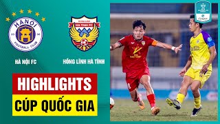 Highlights Hà Nội FC  Hồng Lĩnh Hà Tĩnh  Ăn miếng trả miếng hấp dẫn nỗ lực xuyên phá bất thành [upl. by Alaunnoif226]