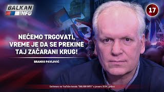 INTERVJU Branko Pavlović  Nećemo trgovati vreme je da se prekine taj začarani krug 612024 [upl. by Addiego]