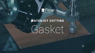 Flow waterjet Cutting Gasket [upl. by Macgregor]