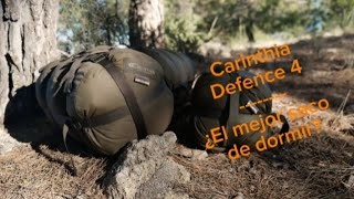 SACO de DORMIR mochila 72hrs  Carinthia Defence 4 [upl. by Nalyad]