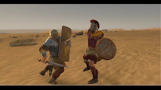 Неудачная атака Римского Легионера на Македонского воина Roman legionary VS Macedonian warrior [upl. by China]