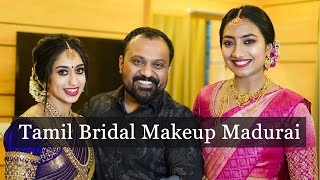 Tamil Wedding at Madurai I Tamil bridal makeup by Vikas vks makeup artist [upl. by Suinuj]