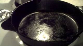 How to properly season a cast iron skillet [upl. by Sosthina]