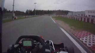 Wackersdorf Kart Onboard Helmet Cam Video Chase 18042010 last turn of weekend [upl. by Sang]