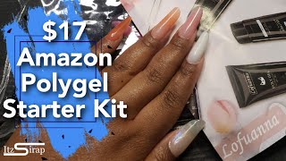 Lofuanna Poly Gel Nail Kit  Beginner Friendly Amazon PolyGel Nail Extension Starter Kit  Itz Sirap [upl. by Ahsurej792]