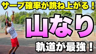 【ソフトテニス】サーブが確実に安定する！山なりファースト・セカンドサーブの極意！ [upl. by Anayrb]