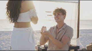 The Most ROMANTIC PROPOSAL Ever SURPRISE TREASURE HUNT  Andrea amp Lewis [upl. by Noisla]