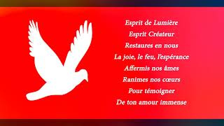 Esprit de Lumière Esprit Créateur  Chant de lEmmanuel  Sylioxx Lyrics [upl. by Alhsa]