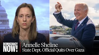 I Could Not Stay Silent Annelle Sheline Resigns from State Dept over US Gaza Policy [upl. by Eimaj]