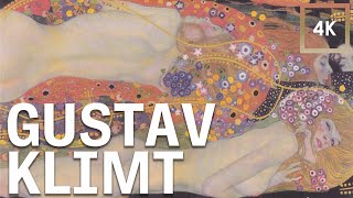 Gustav Klimt  A Collection of 158 Artworks [upl. by Ydneh]