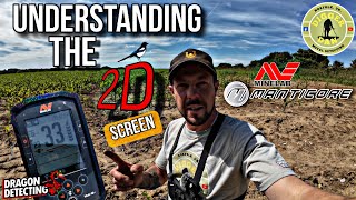 Minelab Manticore 2D Screen  Understanding The 2D Screen  M9 Coil  Metal Detecting UK  minelab [upl. by Anse]