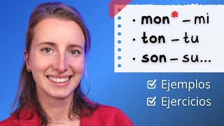 Los Adjetivos Posesivos En Francés 🇫🇷 Con Ejemplos amp Ejercicios [upl. by Buchanan]