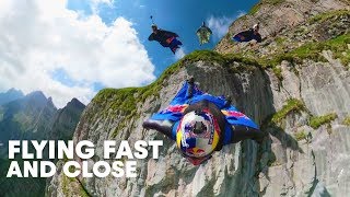 Wingsuit Flying Formation in quotThe Crackquot  Miles Above 30 [upl. by Leone9]