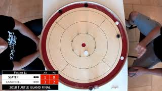 Crokinole 2018 New York Final  Slater v Campbell [upl. by Ule]