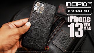 INCIPIO COACH Leather Slim Wrap Case for Apple iPhone 13 Pro Max Incipio COACH Malaysia Leather [upl. by Haney777]