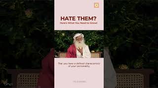 How to deal with someone you hate sadhguru wisdom consciousplanet [upl. by Monroe854]