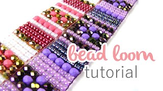 Beading on a Loom  Beginners Bead Weaving [upl. by Farmer]