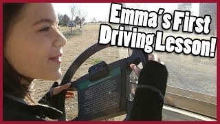 EMMAS FIRST DRIVING LESSON  KITTIESMAMA [upl. by Nyrmak]