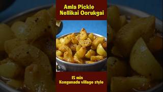 நெல்லிக்காய் ஊறுகாய் தமிழில்  Nellikai Oorugai  Amla Pickle Gooseberry pickle shorts ytshorts [upl. by Jacinta388]