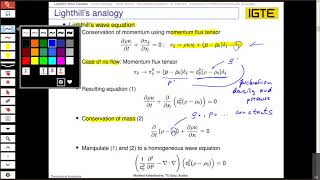 Course Theoretical Acoustic Part III Aeroacoustics 20210401 0702 1 [upl. by Ardnuahc]