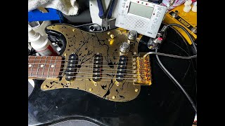 Intonating the 1994 Black Label Squier Series Strat  LIVE [upl. by Pepito]