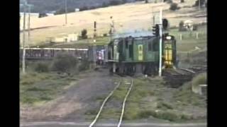 AN Tasrail Paper Train northbound 1996 [upl. by Lauder]