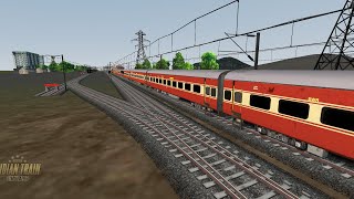 Indian train simulator new alpha update classic rajdhani express [upl. by Acirat]