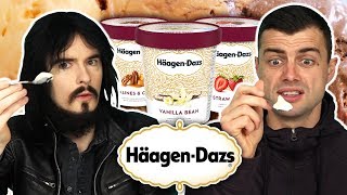 Irish People Try HäagenDazs Ice Cream [upl. by Alekahs]