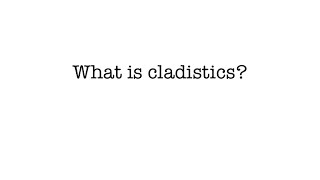 What is Cladistics [upl. by Lydon]