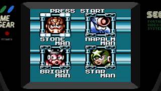 Game Gear Mega Man Intro and Stage Select [upl. by Ysdnyl896]