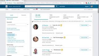 How to use boolean searches in Linkedin Sales Navigator [upl. by Teeter357]