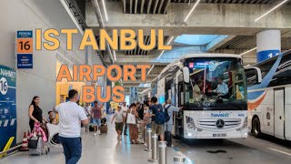 How to get from Istanbul Airport using Public Transport  Turkey [upl. by Asserrac]