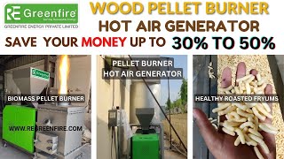 Transforming Wood into Energy Best Biomass Pellet Burner for 2024 HOT AIR GENERATOR woodpellets [upl. by Jerome317]