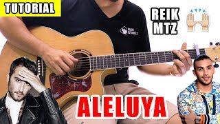 Cómo tocar Aleluya de Reik MTZ en Guitarra  Tutorial  PDF GRATIS [upl. by Arikahs]