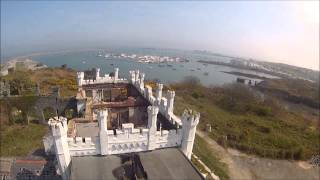 Soldiers Point Break Water Holyhead  filmed from UAV [upl. by Carmita]